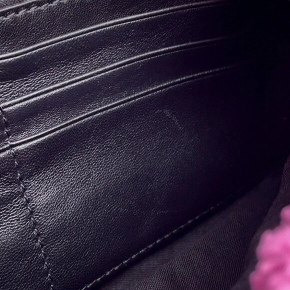 BALENCIAGA Monaco Quilted Chainshoulder Bag Fabric Pink 7816722 - Picture 10 of 14